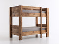 Lits superposés - bois massif - 205 x 105 x 178 cm - naturel-brun - style rustique